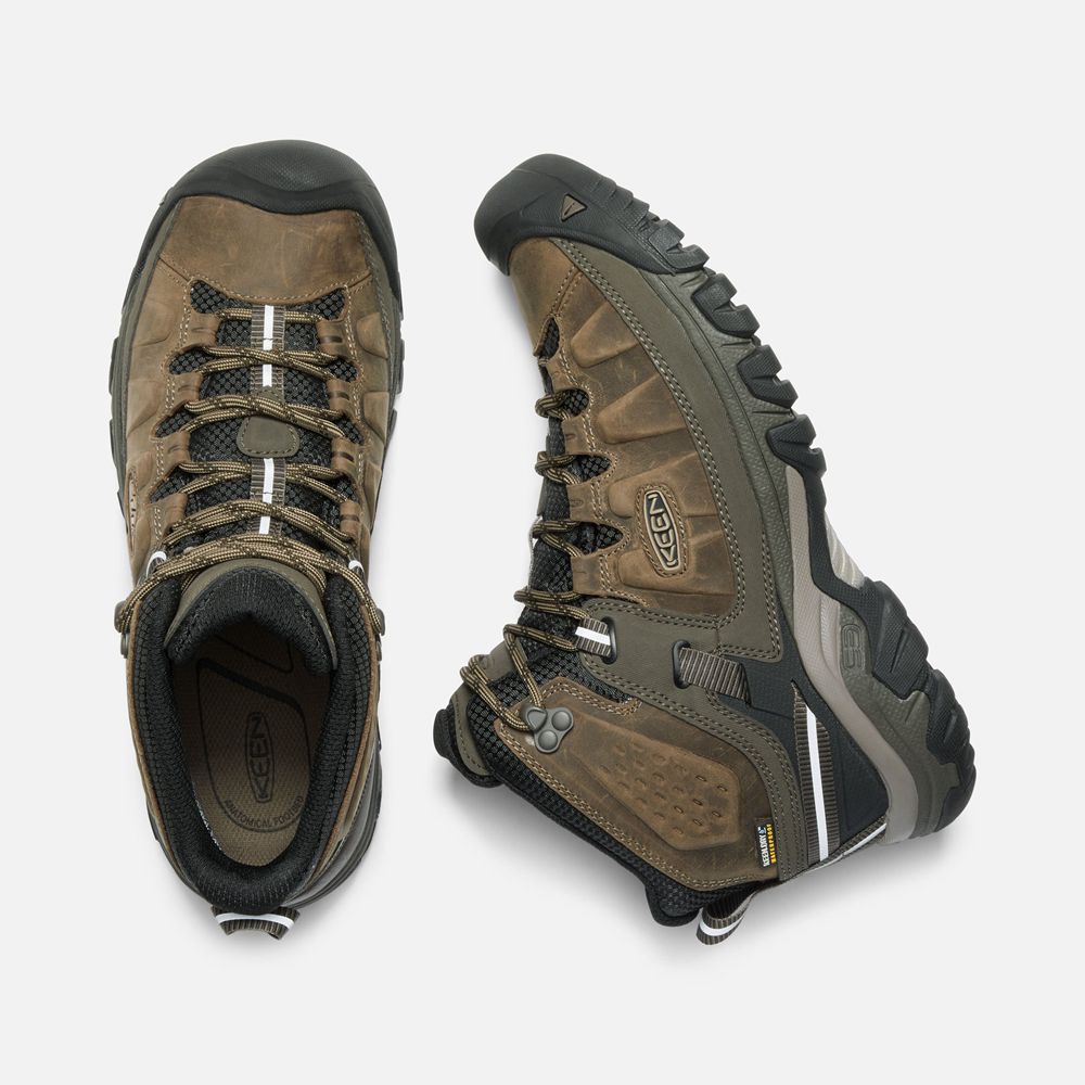 Keen Outdoor Bot Erkek Kahverengi - Targhee Iii Waterproof Mid - Türkiye XSVC50764